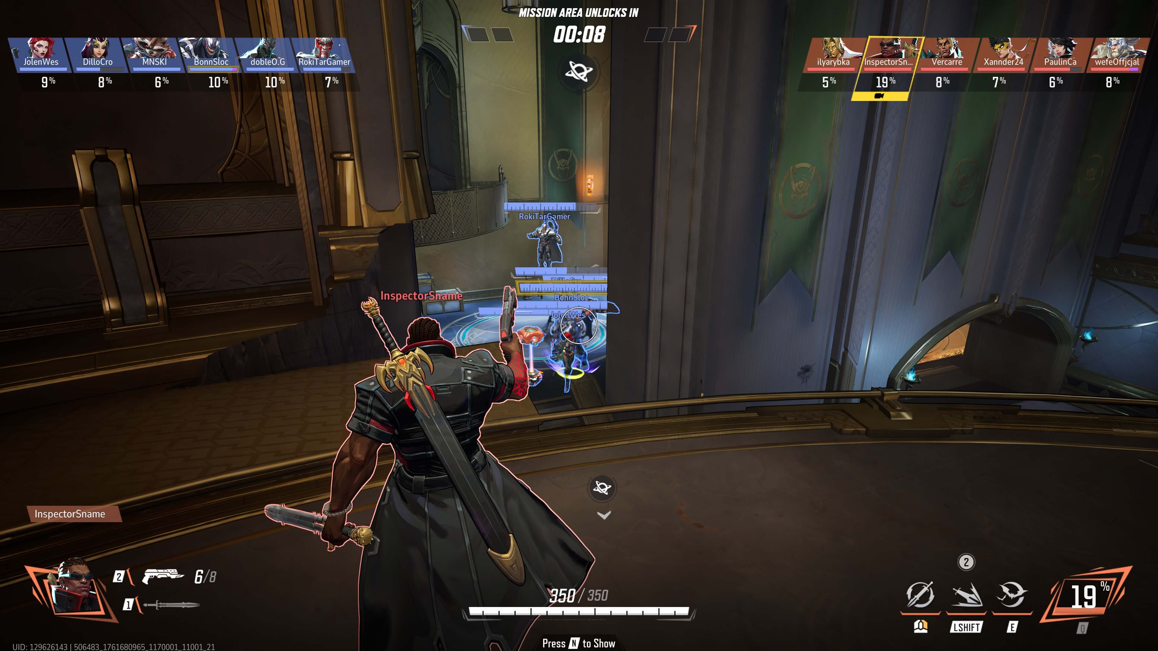 Как пушат боты из Марвел Райвалс