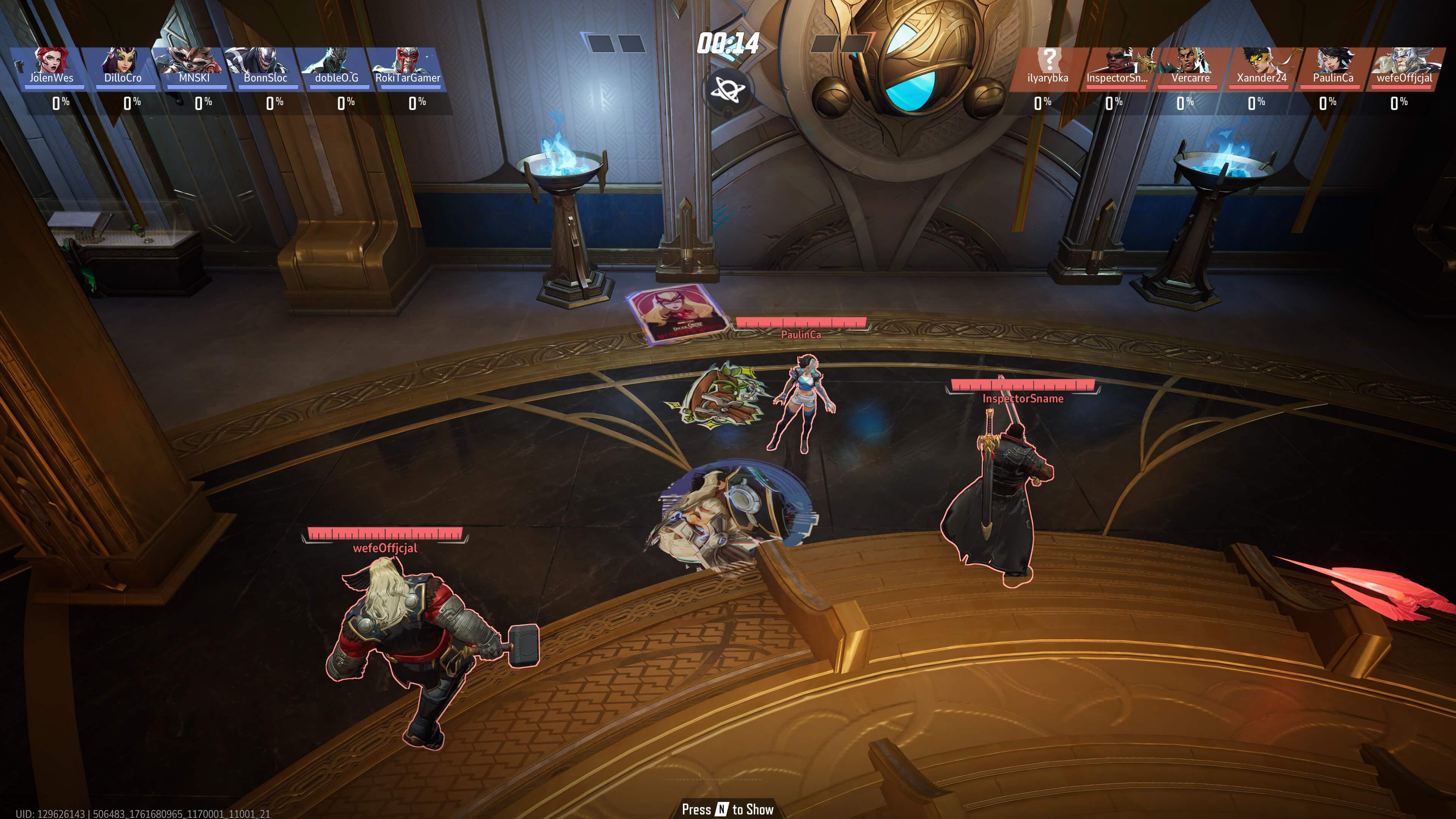 Спреи ботов из Марвел Райвалс